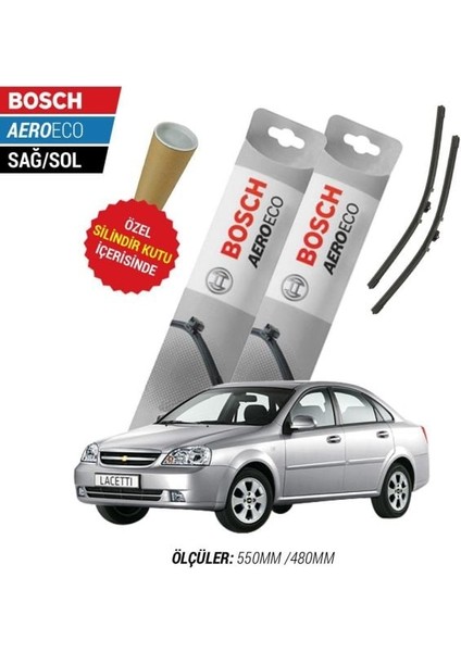 Chevrolet Lacetti 2007 Silecek Takımı Bosch Aeroeco