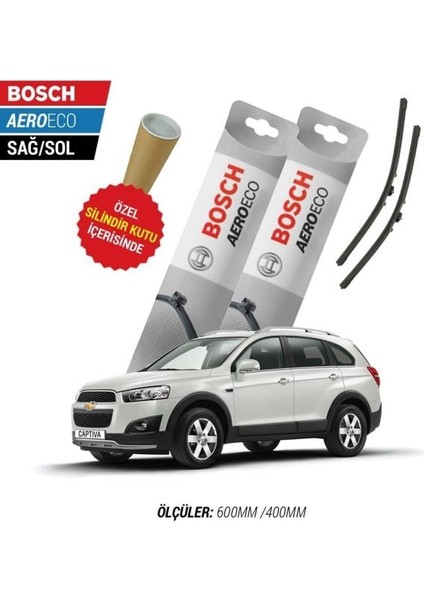 Chevrolet Captiva 2009 Silecek Takımı Bosch Aeroeco