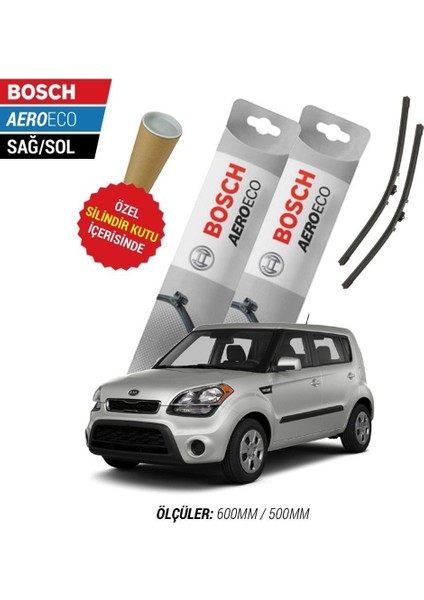 Kia Soul 2011 Silecek Takımı Bosch Aeroeco