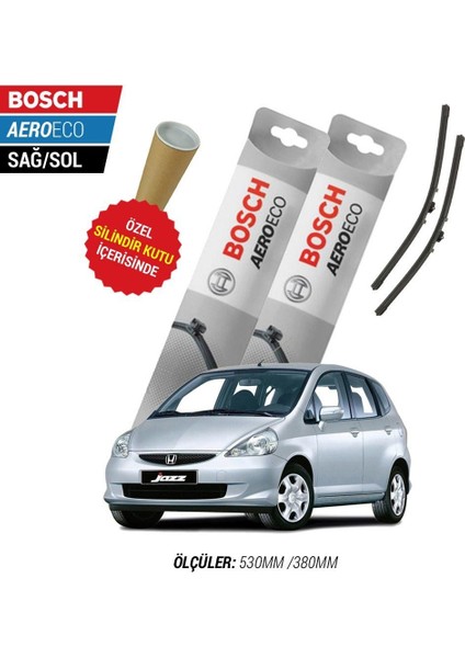 Honda Jazz 2008 Silecek Takımı Bosch Aeroeco