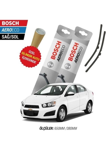 Chevrolet Aveo Sedan 2012 Silecek Takımı Bosch Aeroeco