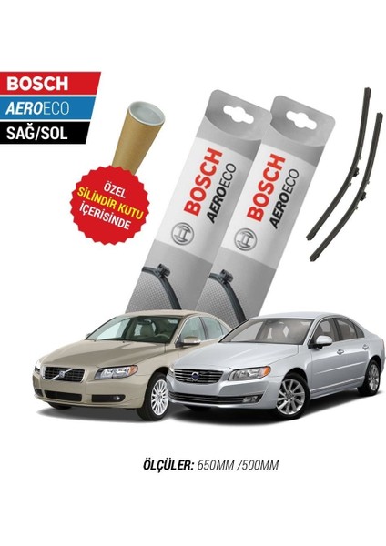 Volvo S80 2006 Silecek Takımı Bosch Aeroeco