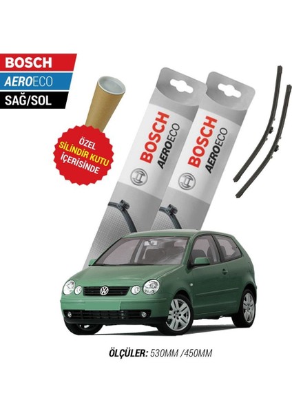 Volkswagen Polo 2005 Silecek Takımı Bosch Aeroeco