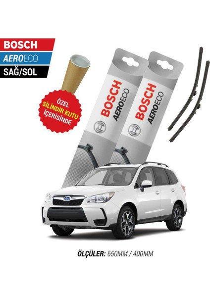 Subaru Forester 2016 Silecek Takımı Bosch Aeroeco