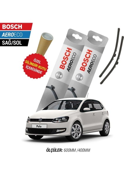 Volkswagen Polo 2009 Silecek Takımı Bosch Aeroeco