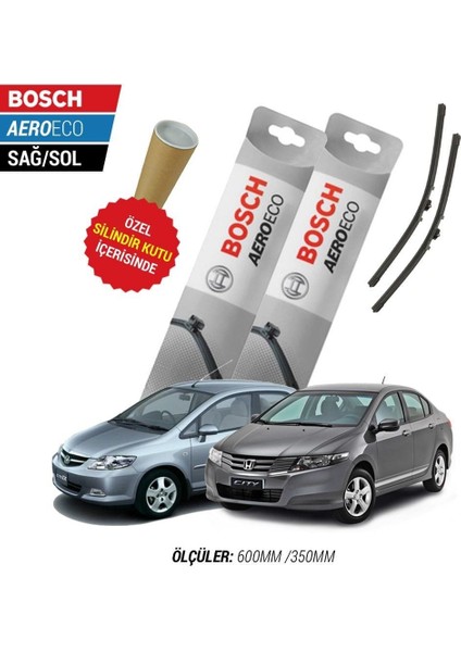 Honda City 2006 Silecek Takımı Bosch Aeroeco