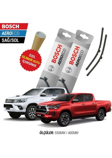 Toyota Hilux 2019 Silecek Takımı Bosch Aeroeco