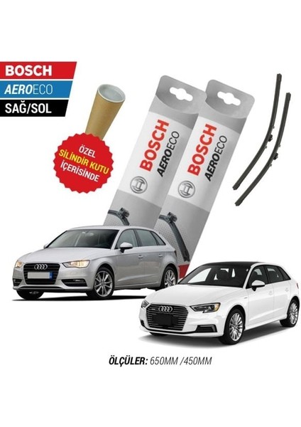 Audi A3 2020 Silecek Takımı Bosch Aeroeco