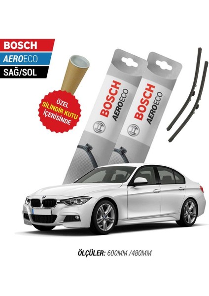 Bmw F30 2012 Silecek Takımı Bosch Aeroeco