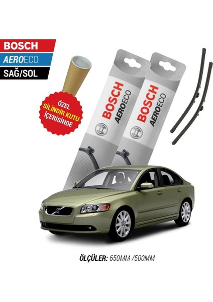 Volvo S40 2006 Silecek Takımı Bosch Aeroeco