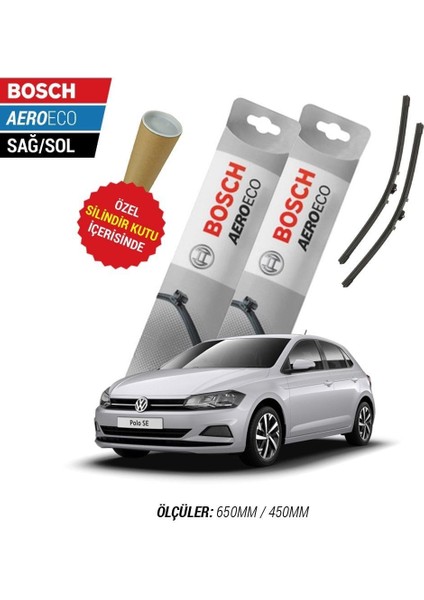 Volkswagen Polo 2020 Silecek Takımı Bosch Aeroeco