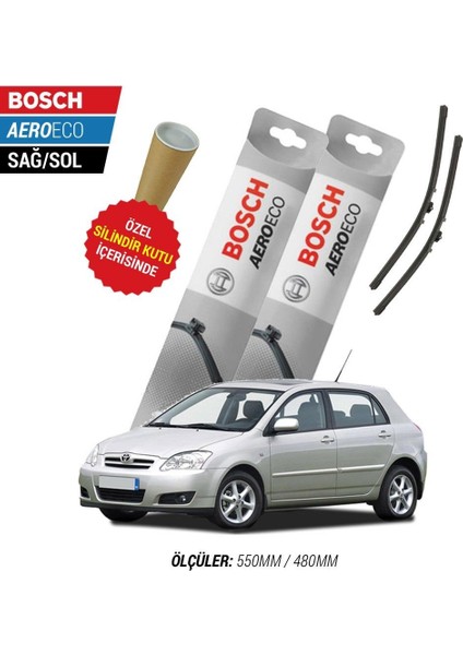 Toyota Corolla Hb 2006 Silecek Takımı Bosch Aeroeco