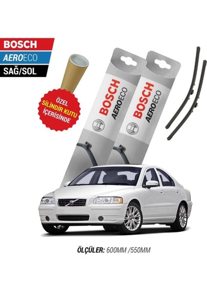 Volvo S60 2006 Silecek Takımı Bosch Aeroeco