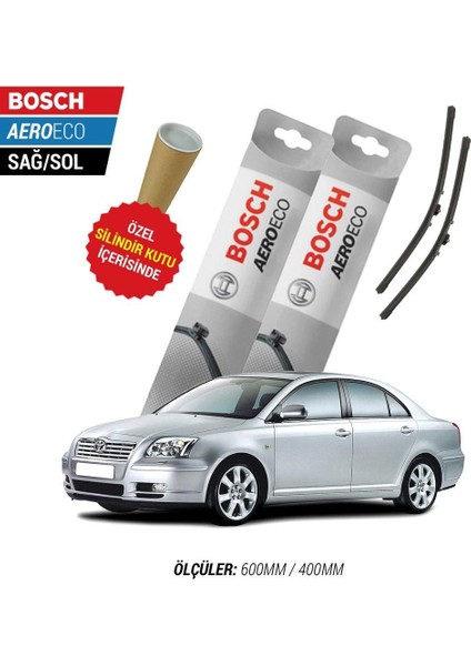 Toyota Avensis 2006 Silecek Takımı Bosch Aeroeco