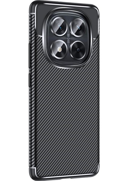 Xiaomi Redmi Note 14 Pro Plus Kılıf Kamera Çıkıntılı Karbon Desenli Renk Atmaz Koruyucu Negro Kapak