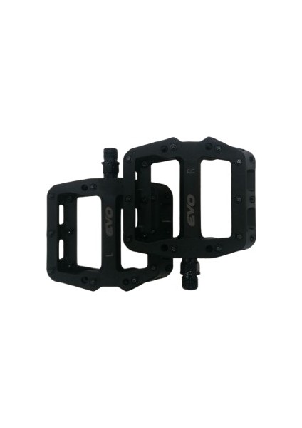 Plastik Siyah Platformlu Rulmanlı Bisiklet Pedalı