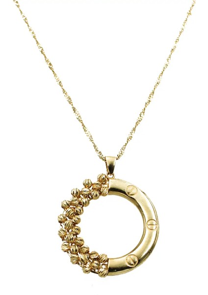 14 Ayar Cartier Dorikalı Kolye