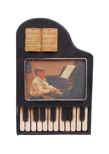 Dekoratif Metal Çerçeve Piyano Temalı modelleri