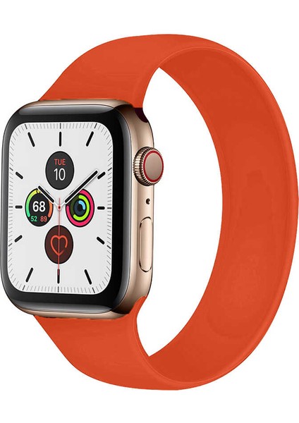 Watch 42MM Uyumlu Krd-31 Solo Loop Large Kordon Zore - Yeşil