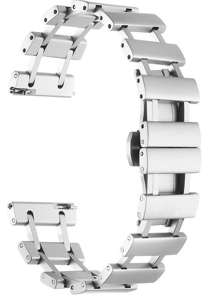 Huawei Honor Magic 2 46MM Uyumlu Zore - Krd-96 22MM Metal Kordon-Siyah