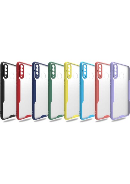 Huawei P30 Lite Kılıf Zore Parfe Kapak-Kırmızı