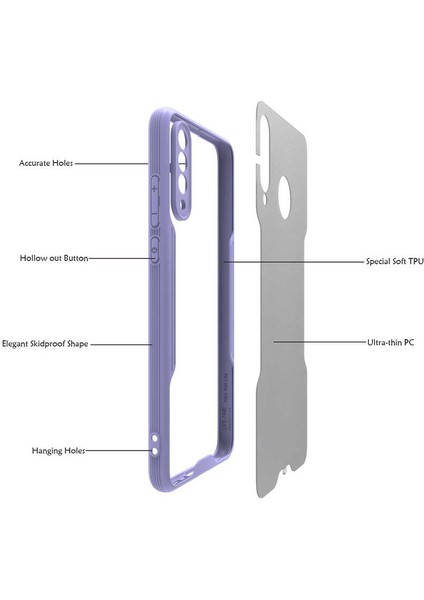 Huawei P30 Lite Kılıf Zore Parfe Kapak-Kırmızı