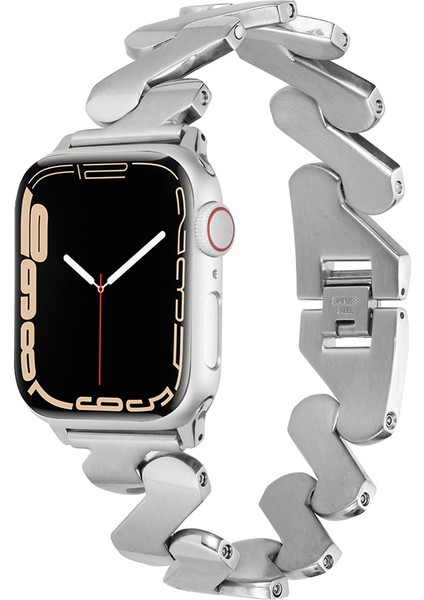 ​​​watch Ultra 49MM Kordon Uyumlu Krd-80 Metal Strap Kayış Zore - Gold