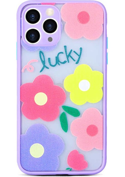 Apple iPhone 12 Pro Kılıf Zore Fily Kapak-Lila