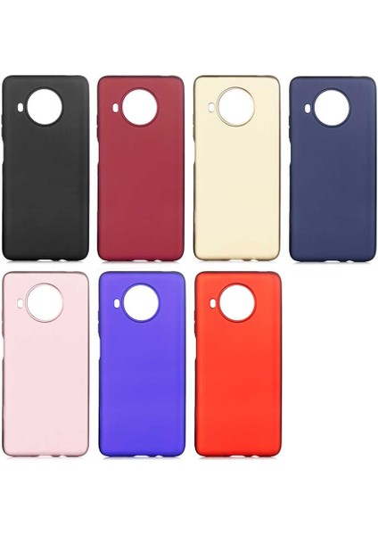 Xiaomi Redmi Note 9 Pro 5g Kılıf Zore Premier Silikon Kapak-Mürdüm