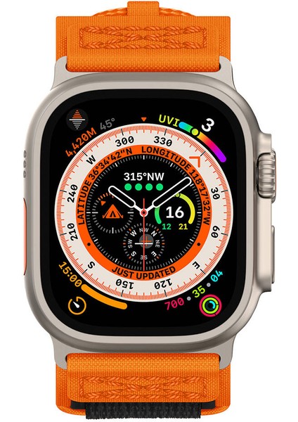 Watch 42MM Uyumlu Zore - Krd-99 Hasır Kordon-Gri