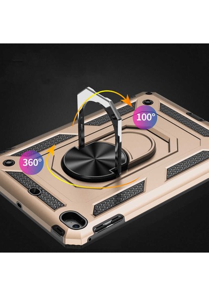 iPad Mini 4. Nesil - Uyumlu Uyumlu Zore Tablet Vega Kapak-Kırmızı