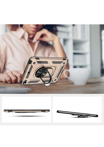 iPad Mini 4. Nesil - Uyumlu Uyumlu Zore Tablet Vega Kapak-Kırmızı