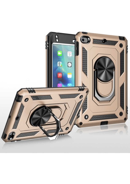 iPad Mini 4. Nesil - Uyumlu Uyumlu Zore Tablet Vega Kapak-Kırmızı