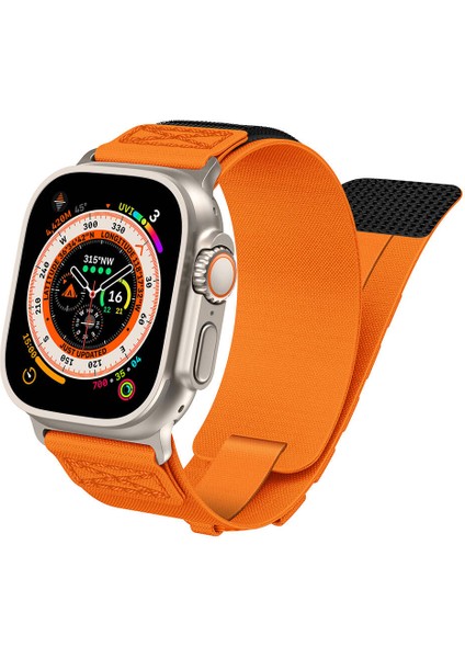 Watch 44MM Uyumlu Zore - Krd-99 Hasır Kordon-Siyah