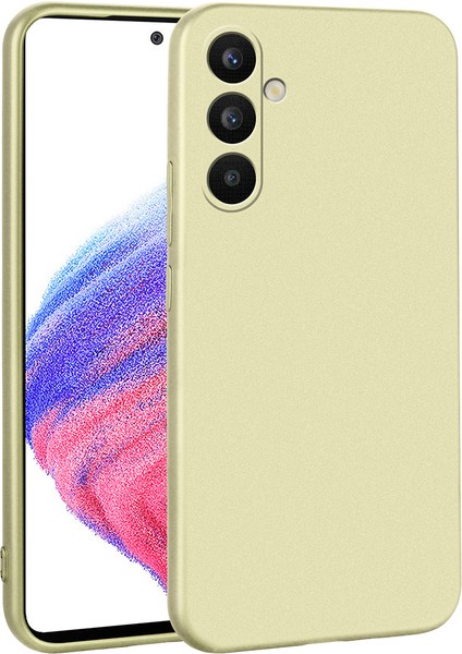 Galaxy A34 Kılıf Zore Premier Silikon Kapak-Gold
