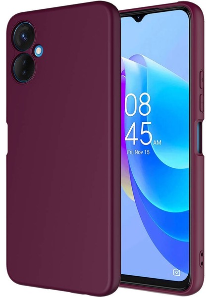 Tecno Spark 9 Pro Kılıf Zore Mara Laaakan Kapak-Koyu Mor
