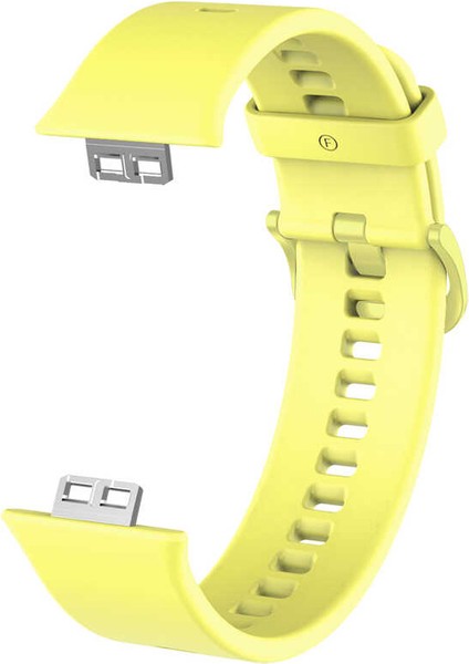 Huawei Watch Fit Krd-43 Uyumlu Kordon Zore - Sarı