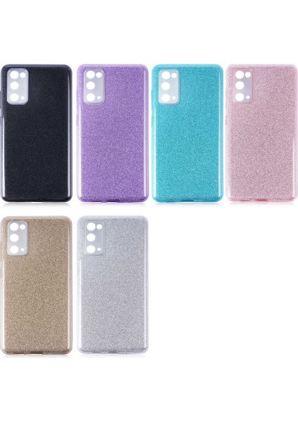 Galaxy S20 Fe Kılıf Zore Shining Silikon-Pembe