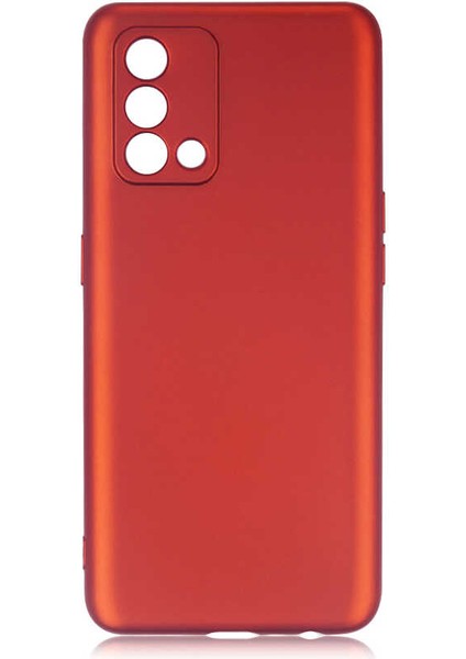 Oppo A74 4g Kılıf Zore Premier Silikon Kapak-Kırmızı