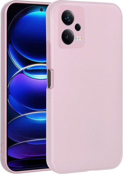 Xiaomi Redmi Note 12 5g Kılıf Zore Premier Silikon Kapak-Rose Gold