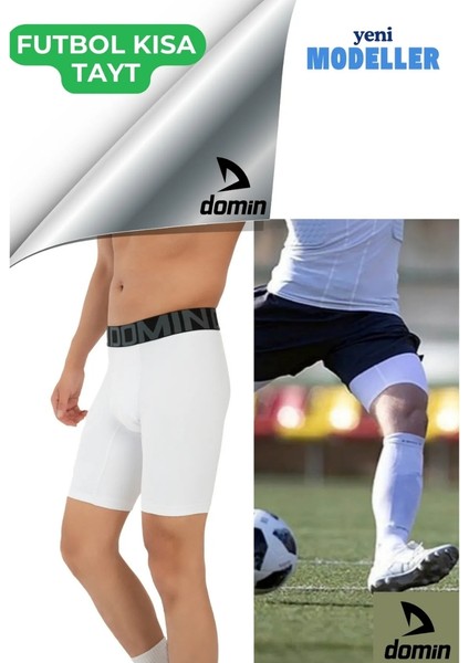 Erkek Futbol Diz Üstü Tayt-Kısa Spor Tayt