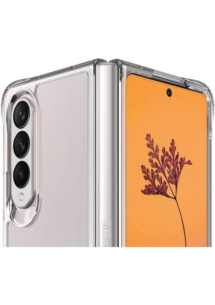 Galaxy Z Fold 4 Kılıf Zore Vonn Kapak-Renksiz