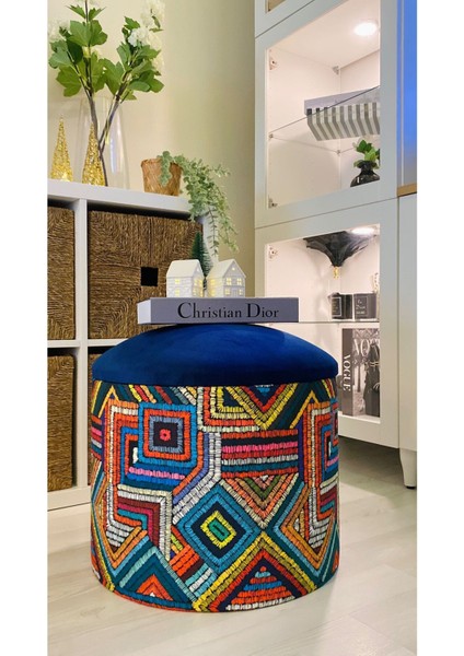 Handmade x Large Sandıklı Silindir Dekoratif Pufidik Puf Bench fiyatları