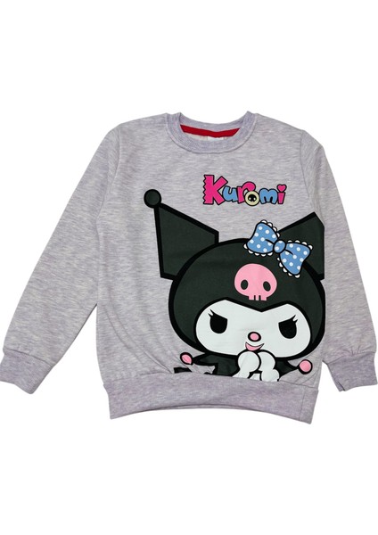 Kız Çocuk Iki Iplik Şardonlu Kuromi Desenli Lila Eşofman Takımı fiyatları