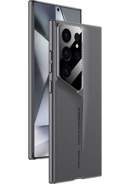 Galaxy S23 Ultra Kılıf Ultra Ince Kamera Korumalı Sert Rubber Zore Procase Kapak-Mor