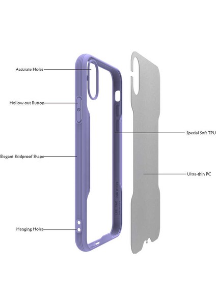 iPhone Xs 5.8 Uyumlu Zore Parfe Kapak-Sarı