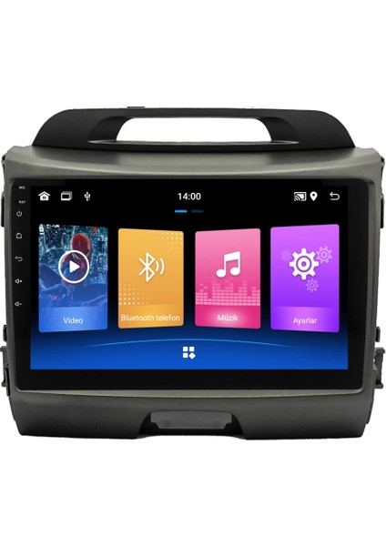 Kia Sportage Android Multimedya Sistemi (2011-2015) 4+64 GB 2k QLED