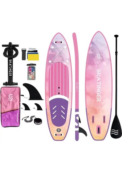 Rapunzel Sup Board 335X84X15 cm Ultra Dengeli Skatinger Gezi-Yoga Paddle Board - Tamset