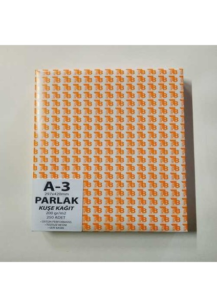 A3 Parlak Kuşe 200GR 250'LI