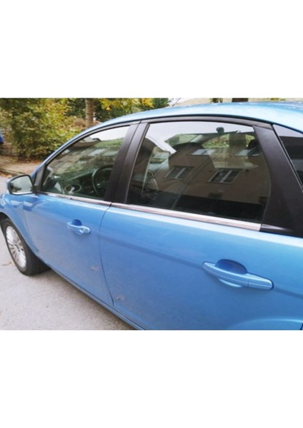 Ford Focus 2 HB-SEDAN Krom Cam Çıtası 4 Parça 2005-2011 arası P.ÇELİK